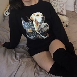Dogs breed crewneck sweater